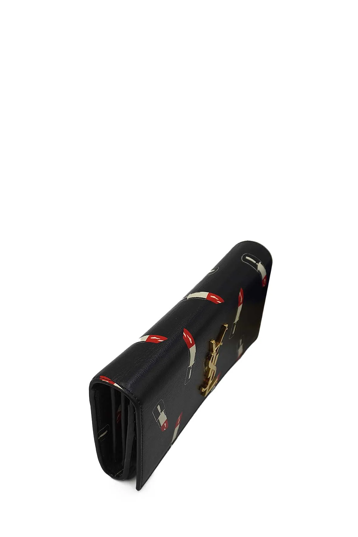 Monogramme Lipstick Print Portefeuille Fam Wallet Black