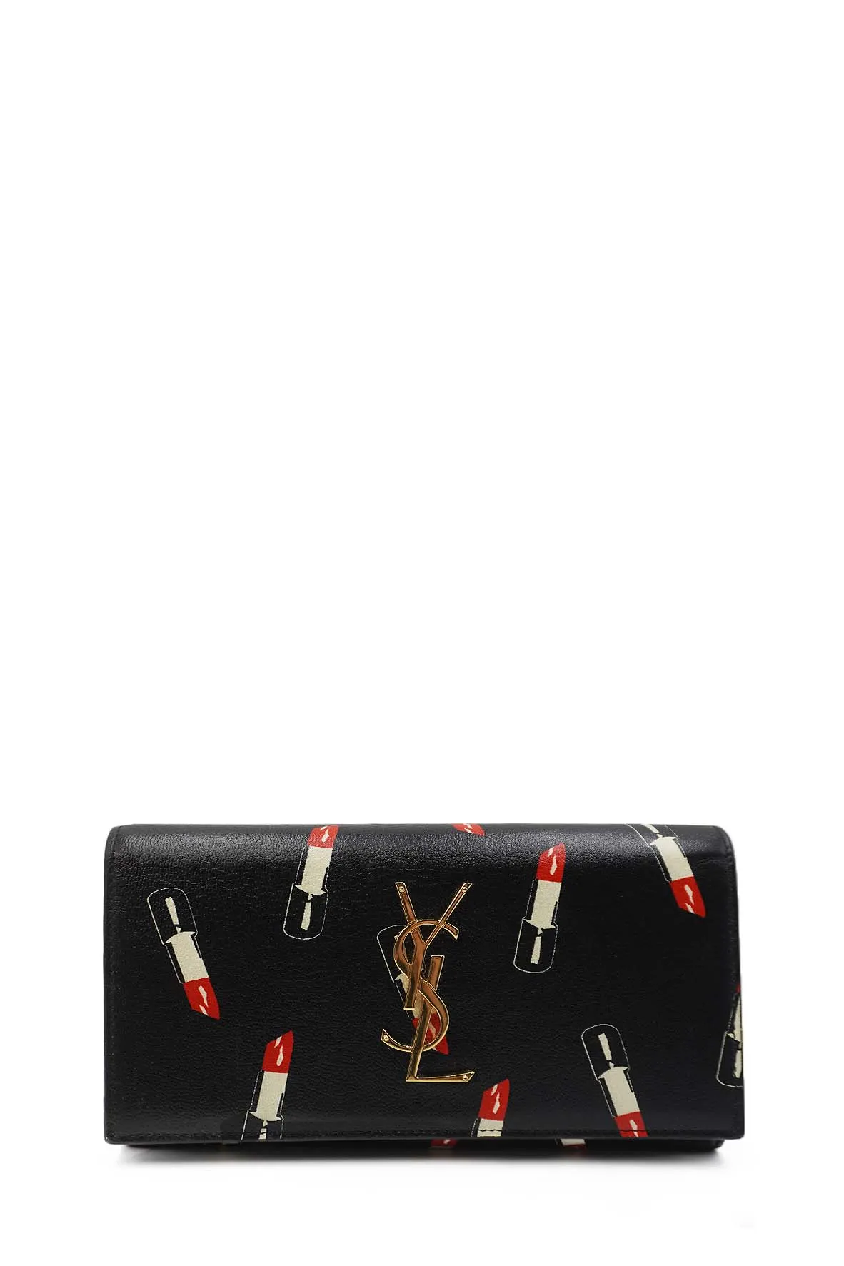 Monogramme Lipstick Print Portefeuille Fam Wallet Black