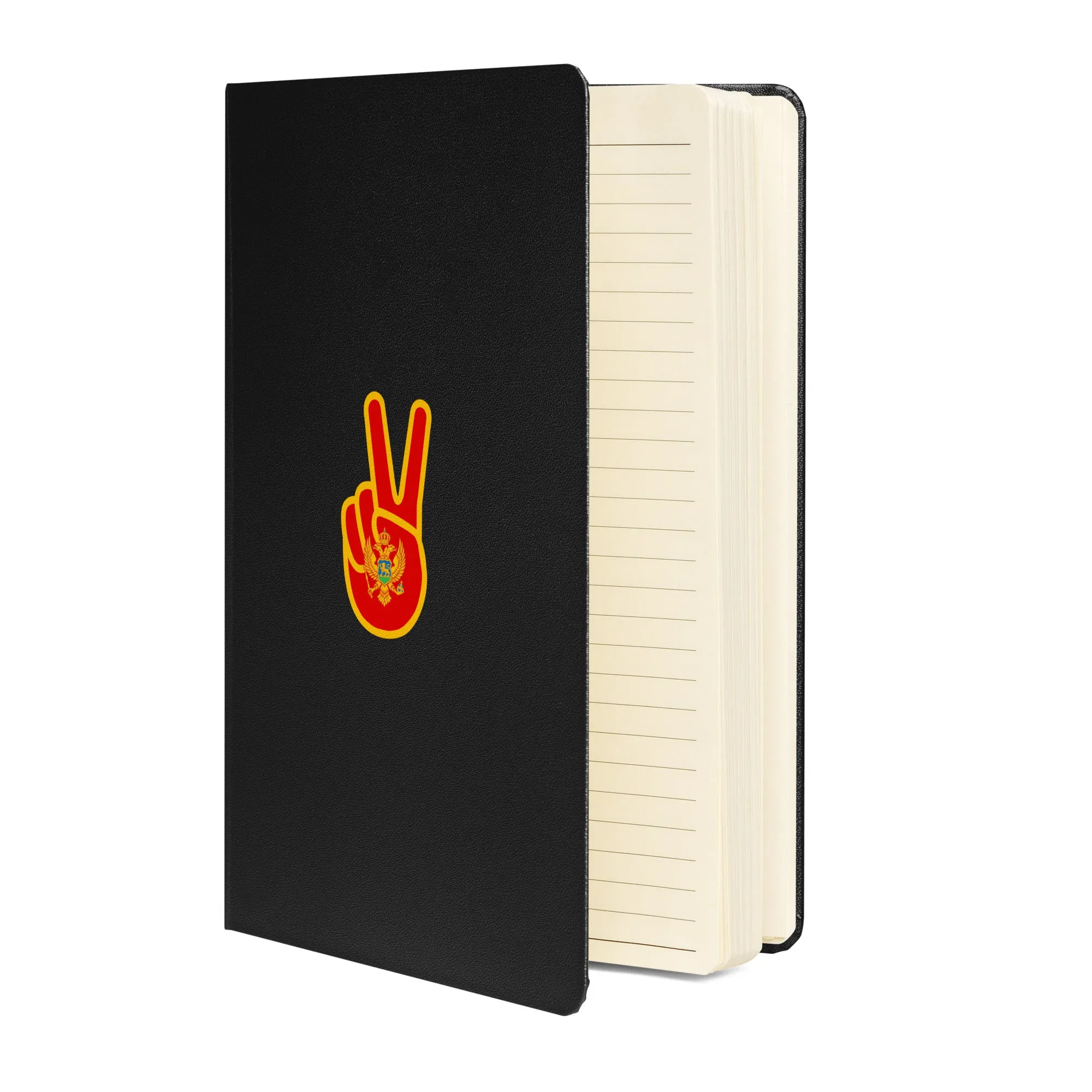 Montenegrin Peace Flag Hardcover Notebook