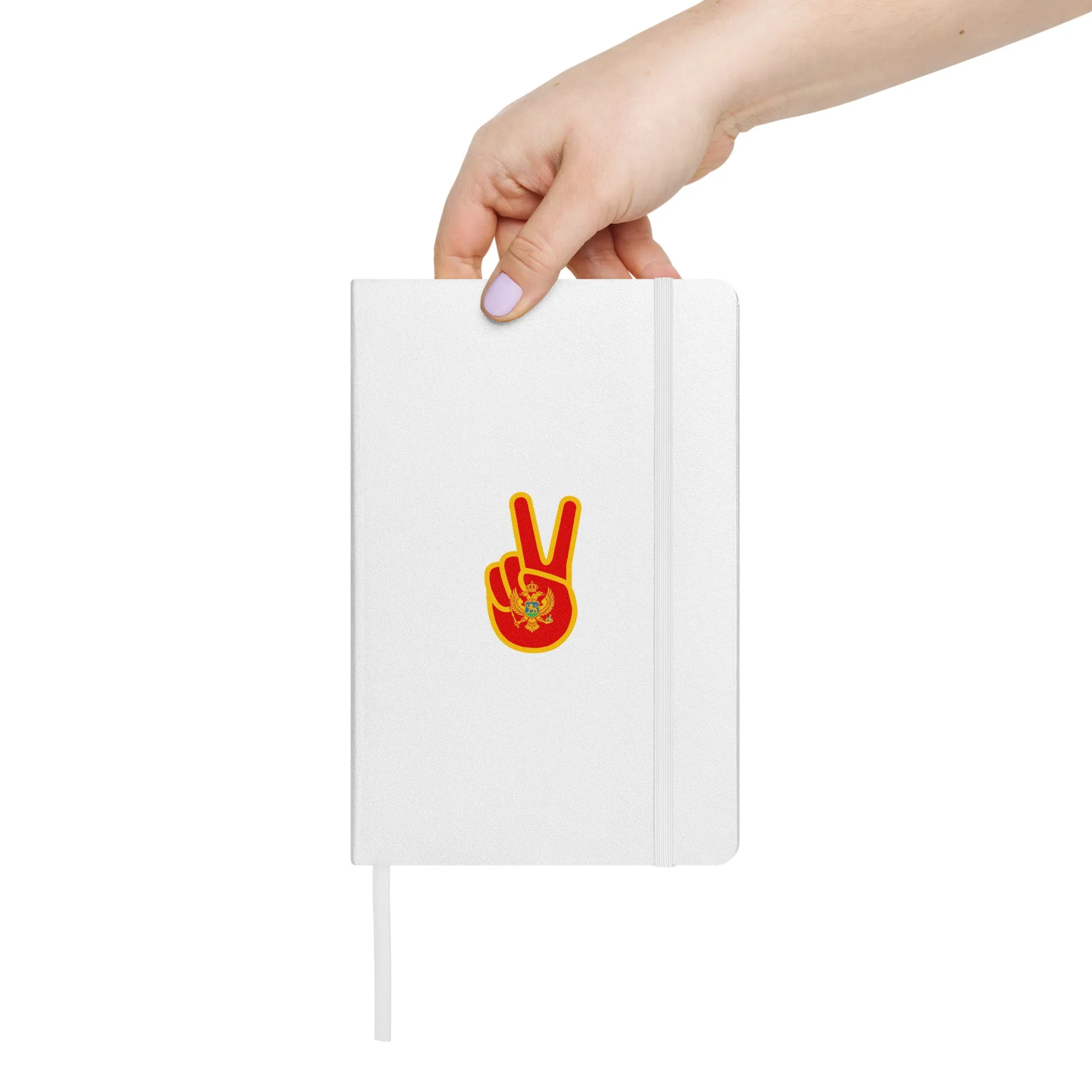 Montenegrin Peace Flag Hardcover Notebook