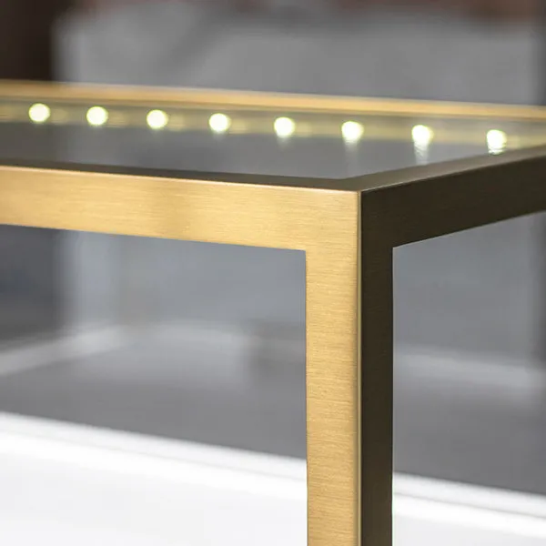 MT37 Jewellery Display Glass Counter Showcase Lighted