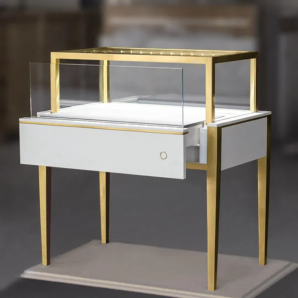 MT37 Jewellery Display Glass Counter Showcase Lighted