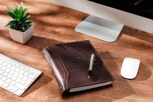Mureli Premium Journal in Rich Dark Brown – Crafted to Endure