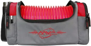 MVP Disc Sports Nucleus Tournament Disc Golf Bag with Quad Straps - Red