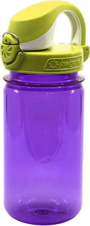 Nalgene Kids On The Fly Water Bottle, Leak Proof, Durable, BPA and BPS Free, Carabiner Friendly, Reusable and Sustainable, 12 Ounces