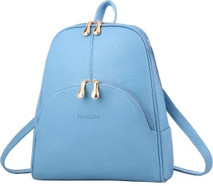 Nevenka Backpack Purse for Women Casual Shoulder Bag PU Leather Zipper Closure Adjustable Strap…