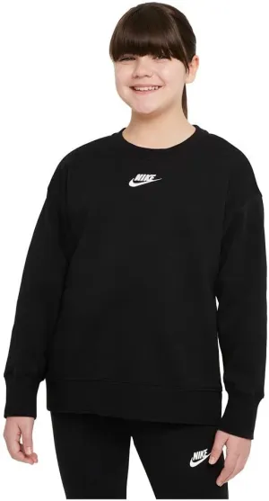 Nike Girl's NSW Club Fleece LBR BF Crew (Little Kids/Big Kids)