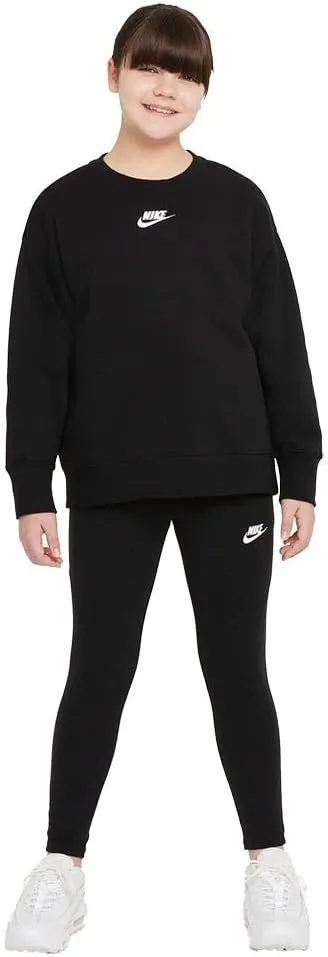 Nike Girl's NSW Club Fleece LBR BF Crew (Little Kids/Big Kids)