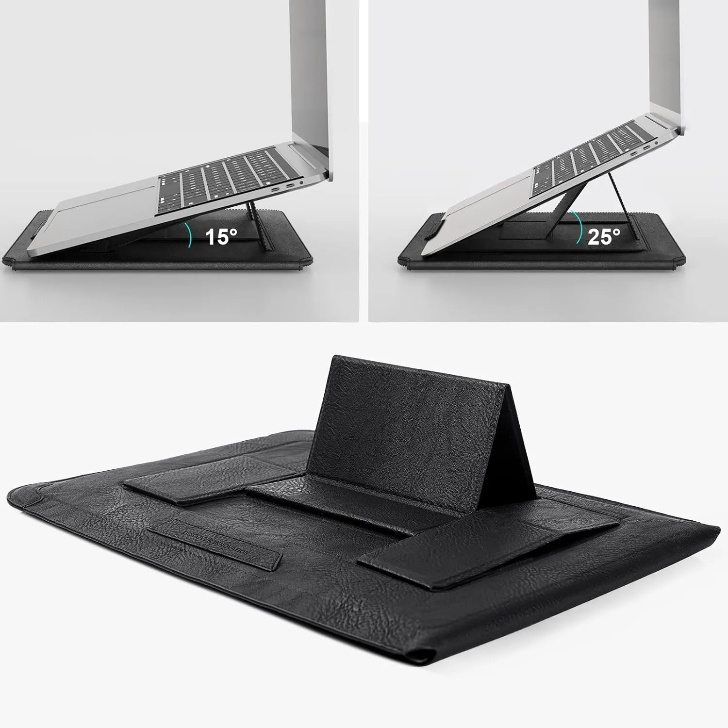 Nillkin Laptop Sleeve for MacBook Air M4/Pro 13/MacBook Air 13 inch, MacBook Air Sleeve with Laptop Stand and Mouse Pad, Laptop Case Bag for 13-14 inch MacBook, ASUS, Dell, HP Laptops, Black Texture