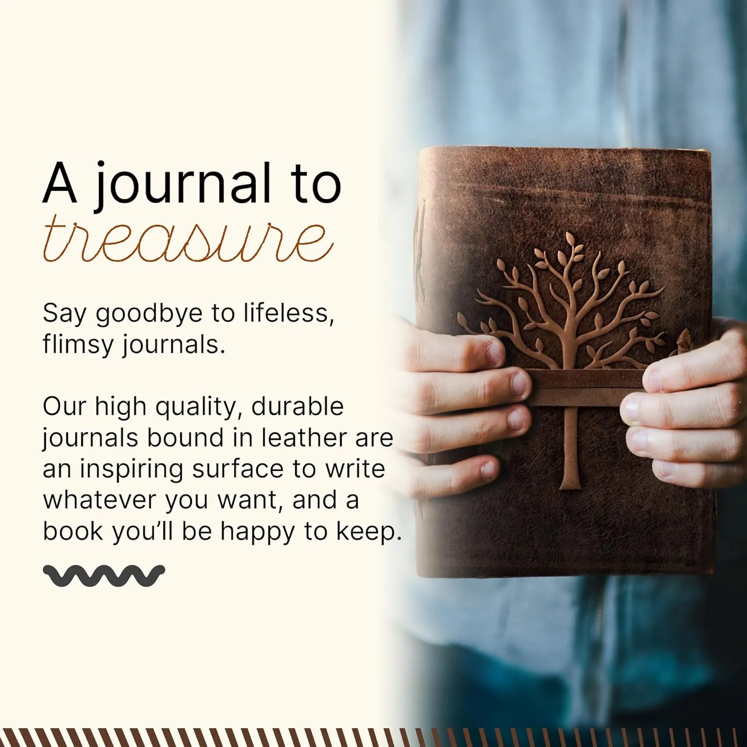 NomadCraftsCo. Vintage Leather Journal Tree of Life-Leather Bound Journal-Antique Paper-Beautiful Embossed Tree Leather Sketchbook - For Drawing Sketching and Writing-240 Pages
