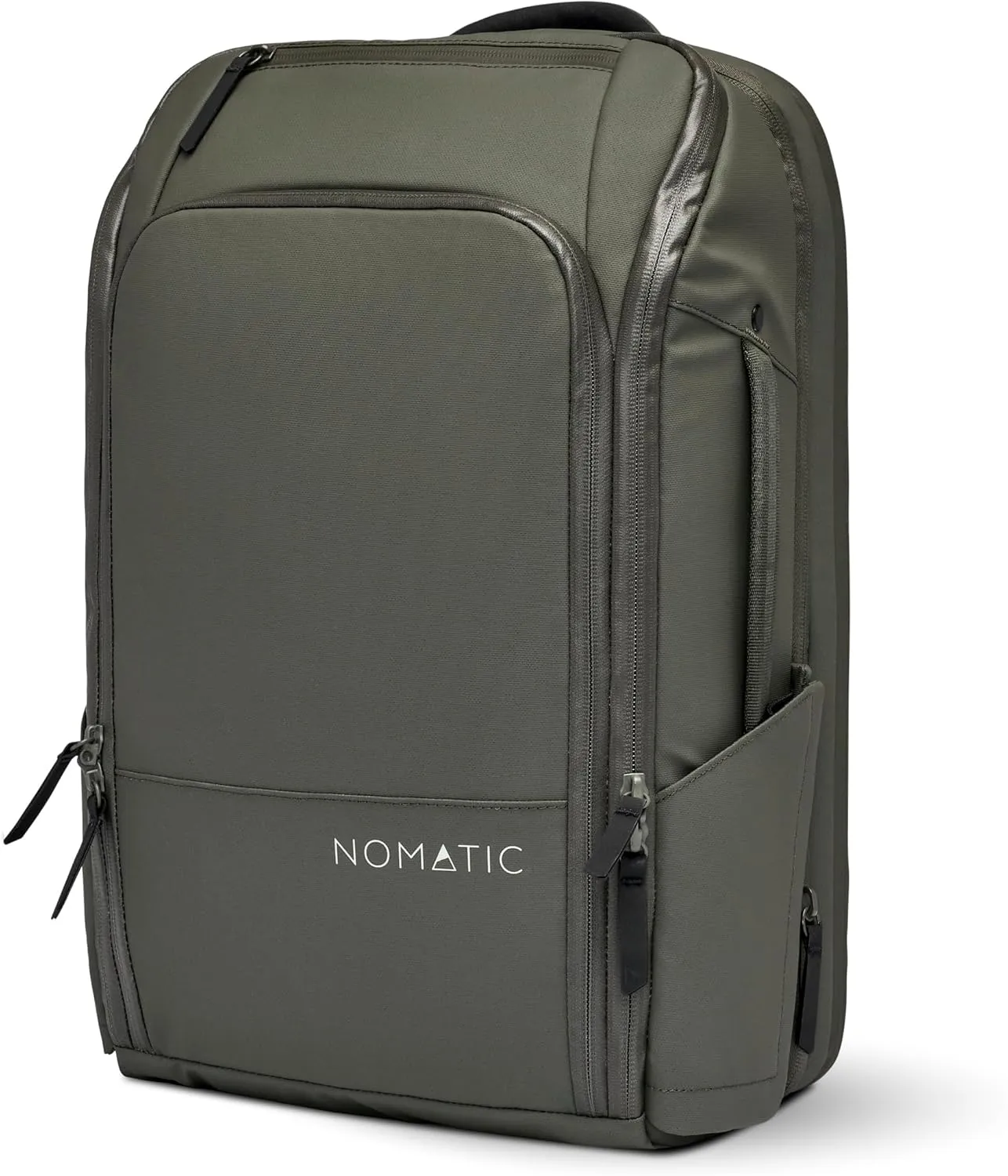 NOMATIC Travel Pack - 14L Water Resistant Laptop Bag - TSA-Ready Expandable Olive Backpack