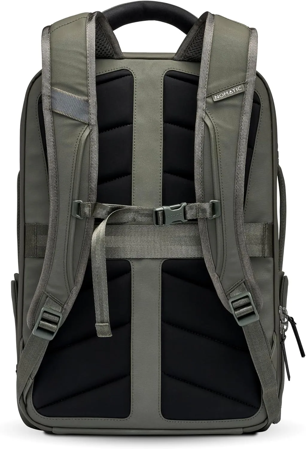 NOMATIC Travel Pack - 14L Water Resistant Laptop Bag - TSA-Ready Expandable Olive Backpack
