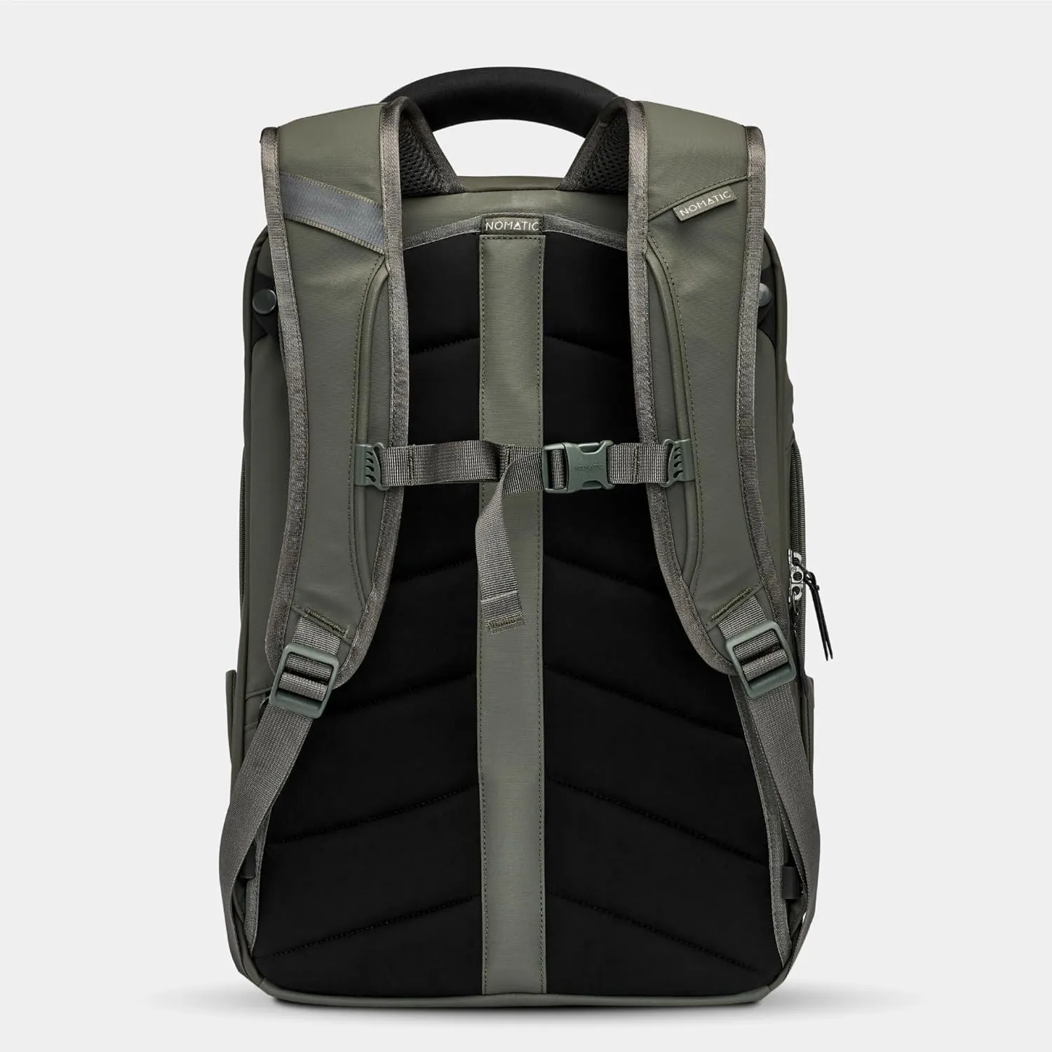 NOMATIC Travel Pack - 20L Water Resistant Laptop Bag - TSA-Ready Expandable Olive Backpack