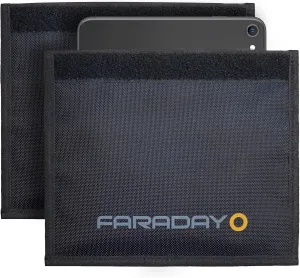 Non-Window Faraday Bag Jacket for Cell Phones - Two Pack | Fast, Easy Access for Device Shielding - Law Enforcement & Military, Travel & Data Security, Executive Privacy