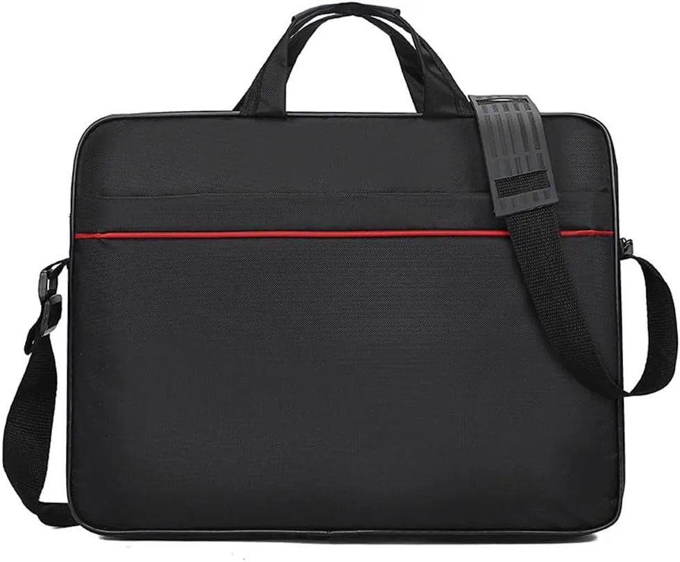 Notebook Handbag Unisex Briefcase Business Commuting Shoulder Cross-body Bags