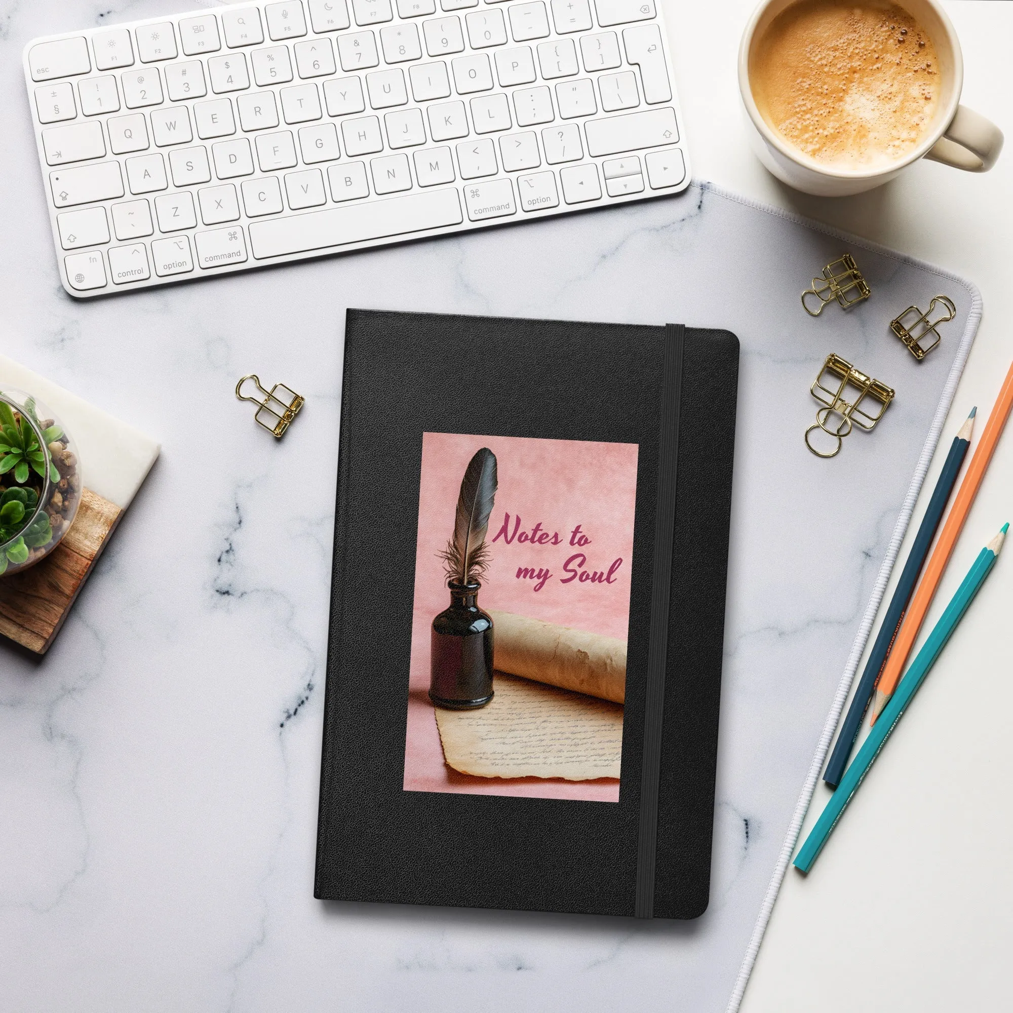 Notes to My Soul Hardcover Bound notebook