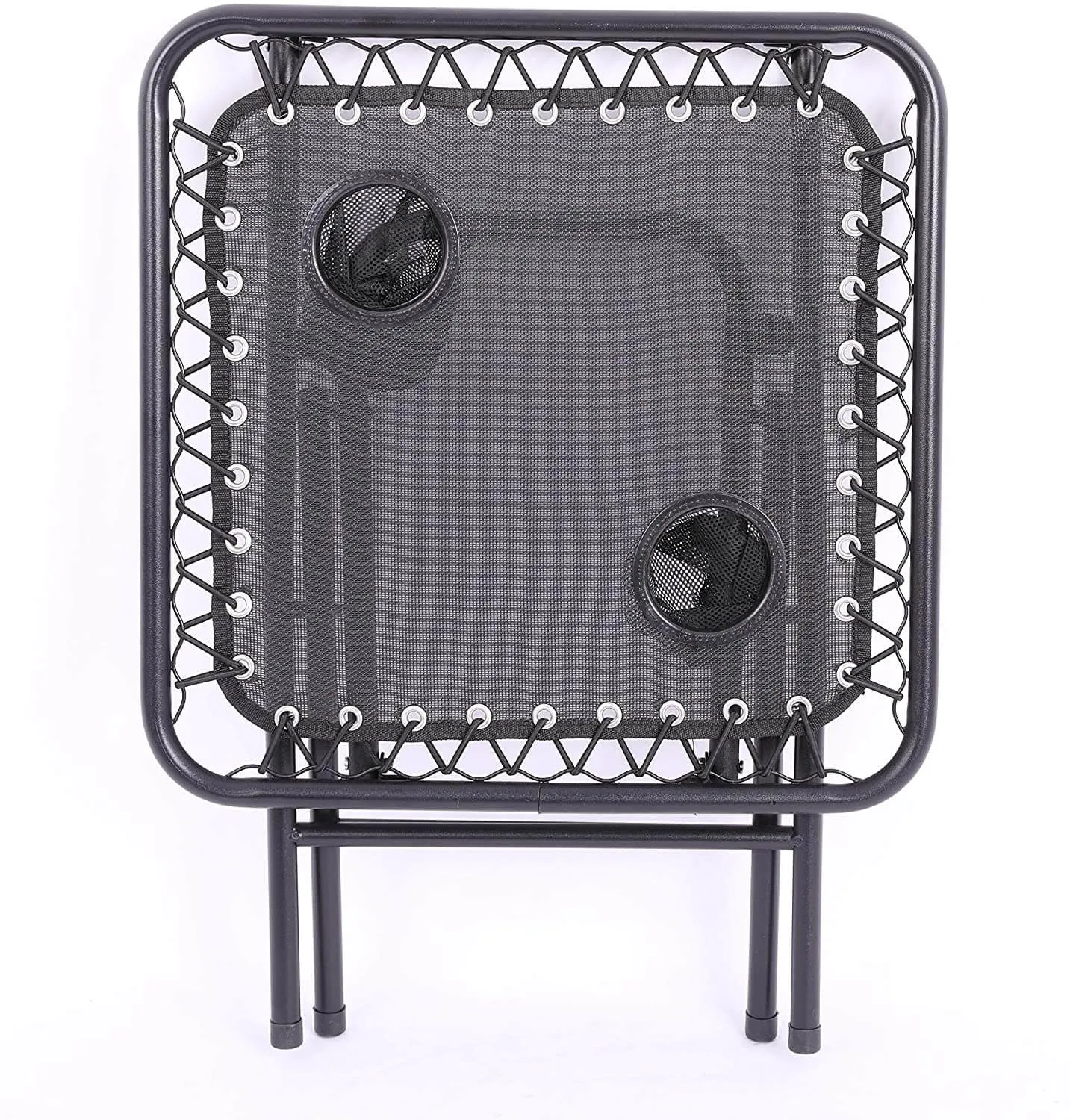 Olsen & Smith Valencia 3 Piece Zero Gravity Reclining Garden Patio Deck Chair Sun Lounger, 2 Chair & Table Set, Black