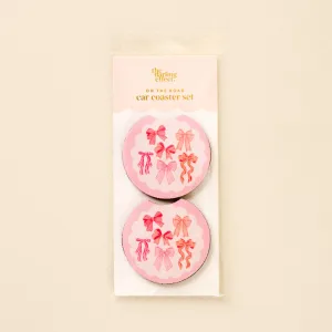 On the Road Car Coaster Set-Blushing Bows