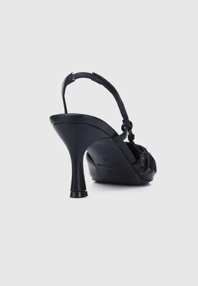 Ondine Pointed Toe Pumps (Black)