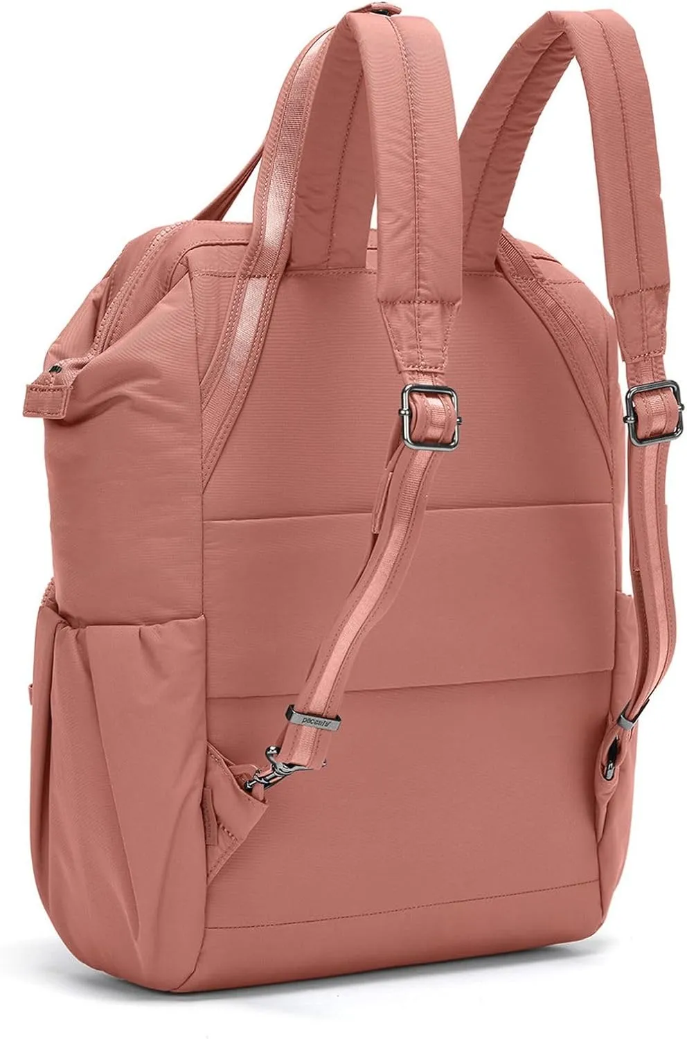 Pacsafe Women's Citysafe CX 17L Anti Theft Backpack-Fits 16 inch Laptop, ECONYL Rose, One Size