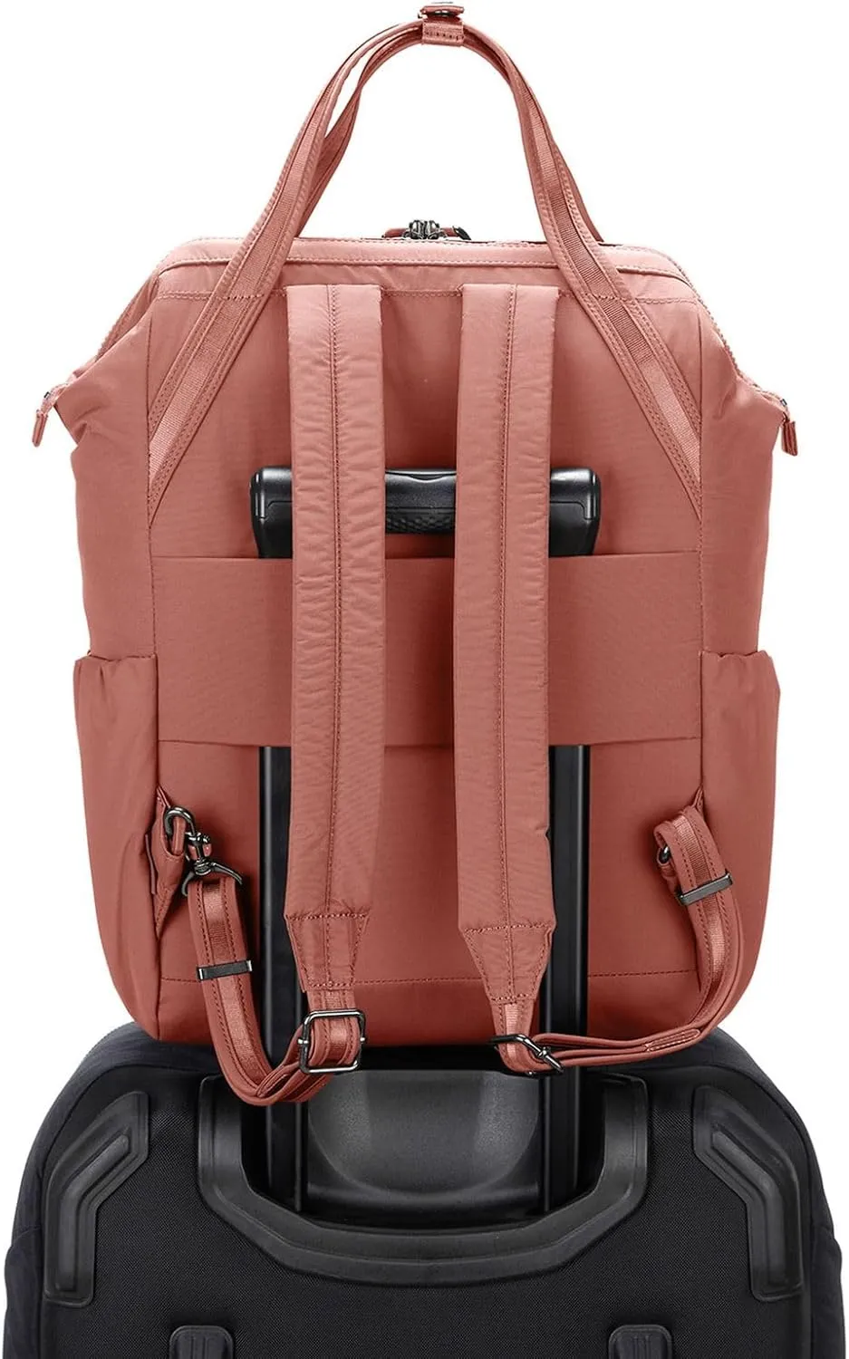 Pacsafe Women's Citysafe CX 17L Anti Theft Backpack-Fits 16 inch Laptop, ECONYL Rose, One Size