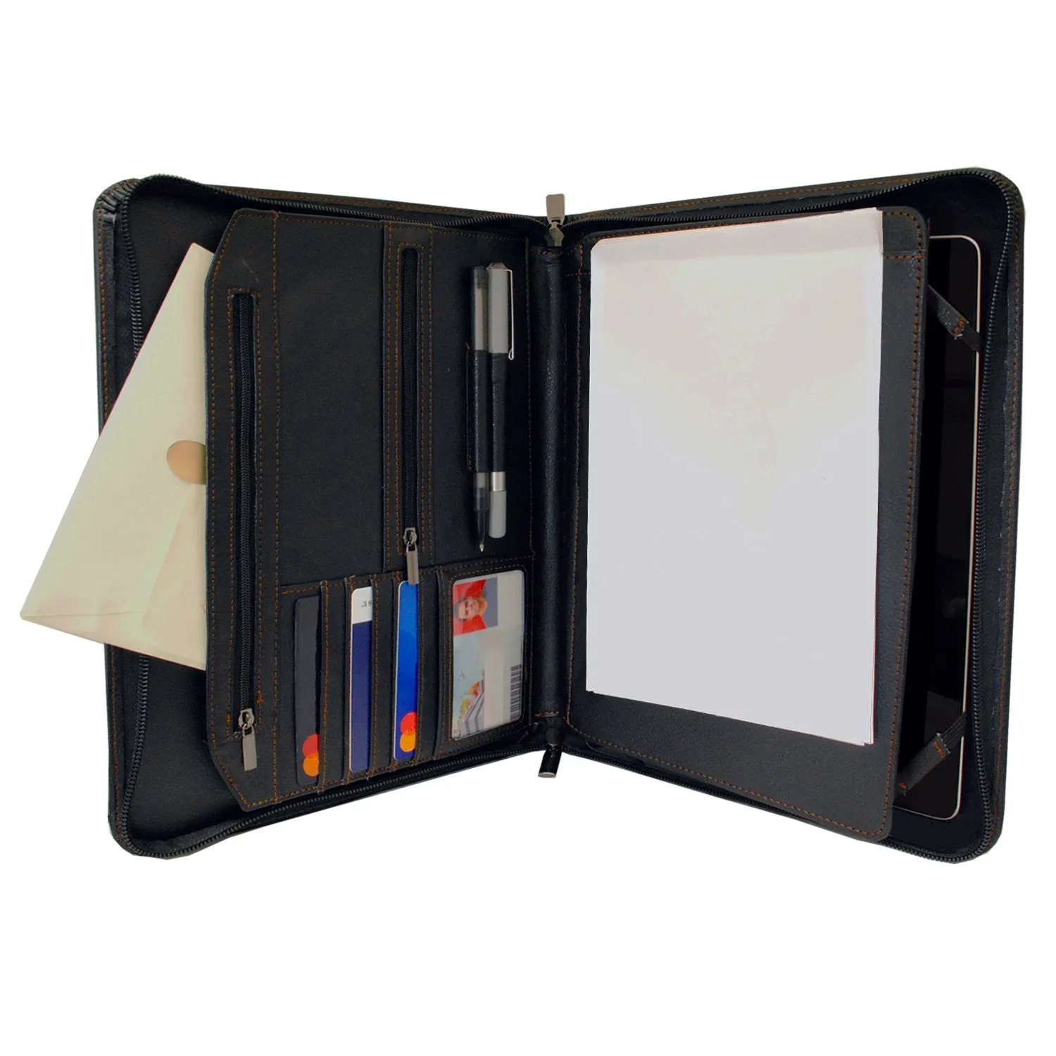 PadFolio Case Black Executive Notepad Holder Universal 8.5" To 11" Inch