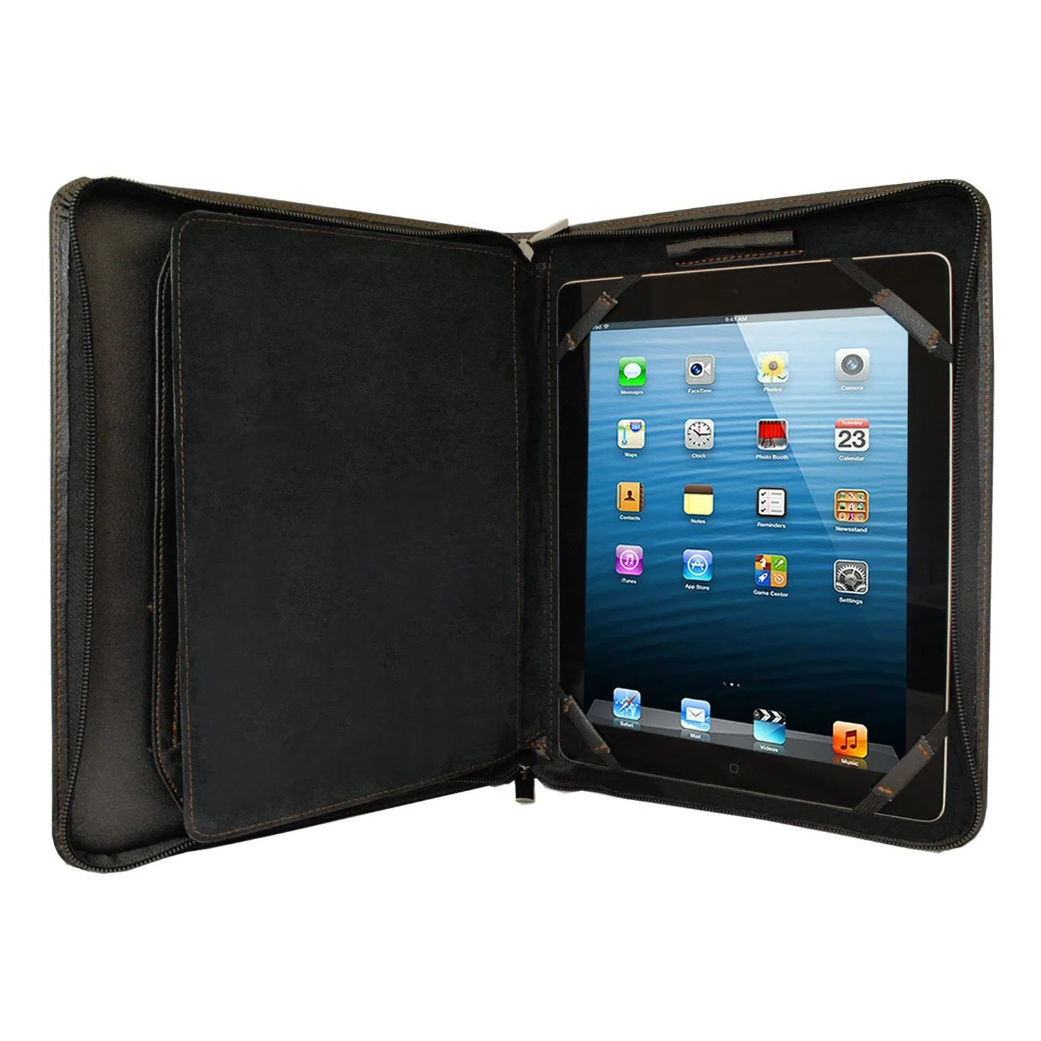 PadFolio Case Black Executive Notepad Holder Universal 8.5" To 11" Inch