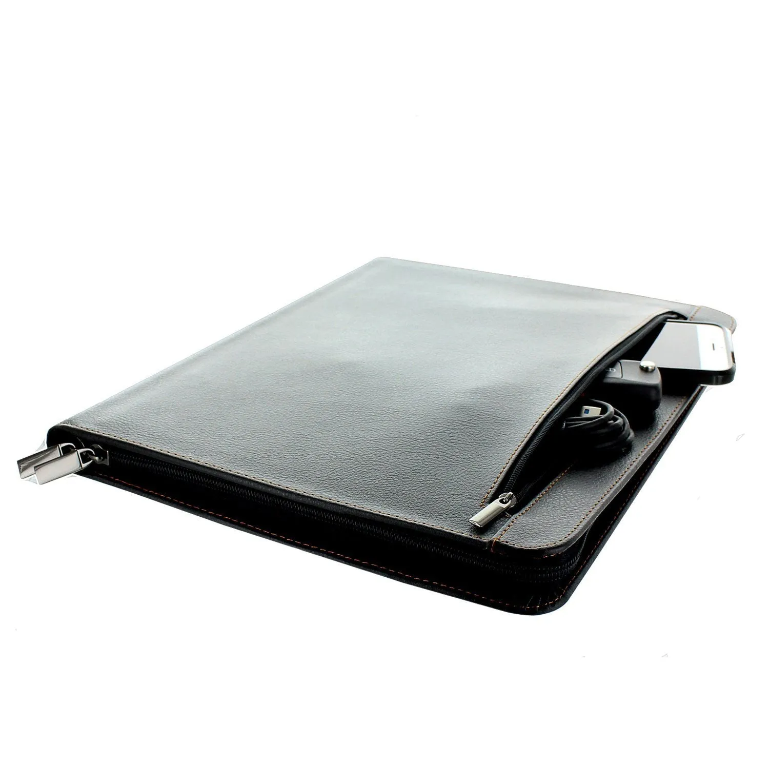 PadFolio Case Black Executive Notepad Holder Universal 8.5" To 11" Inch