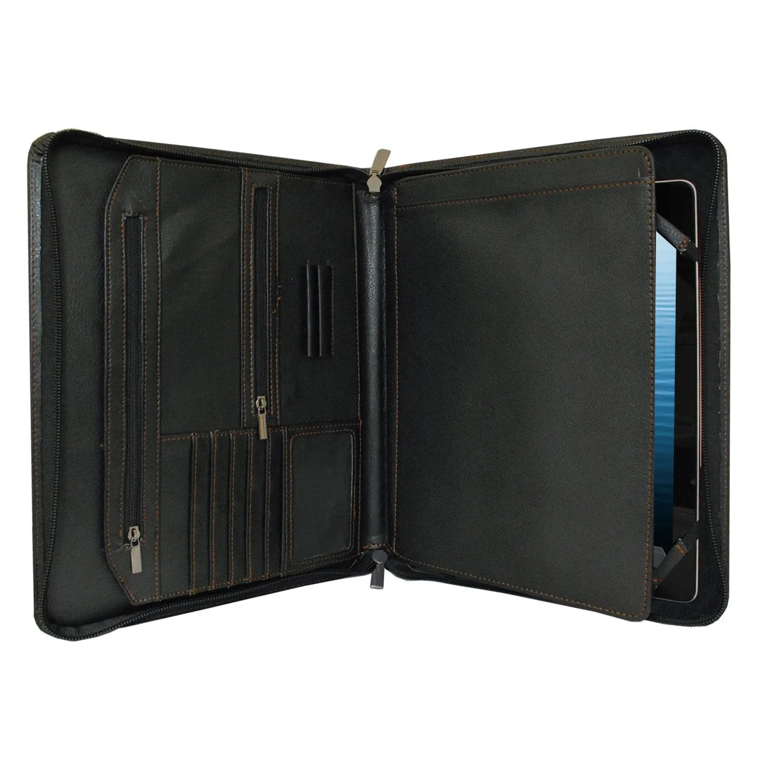PadFolio Case Black Executive Notepad Holder Universal 8.5" To 11" Inch