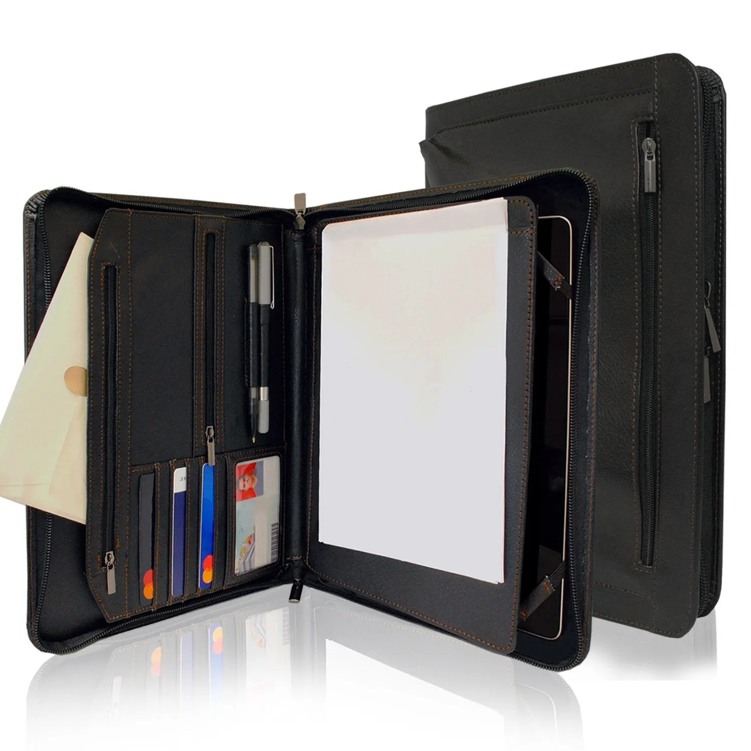 PadFolio Case Black Executive Notepad Holder Universal 8.5" To 11" Inch