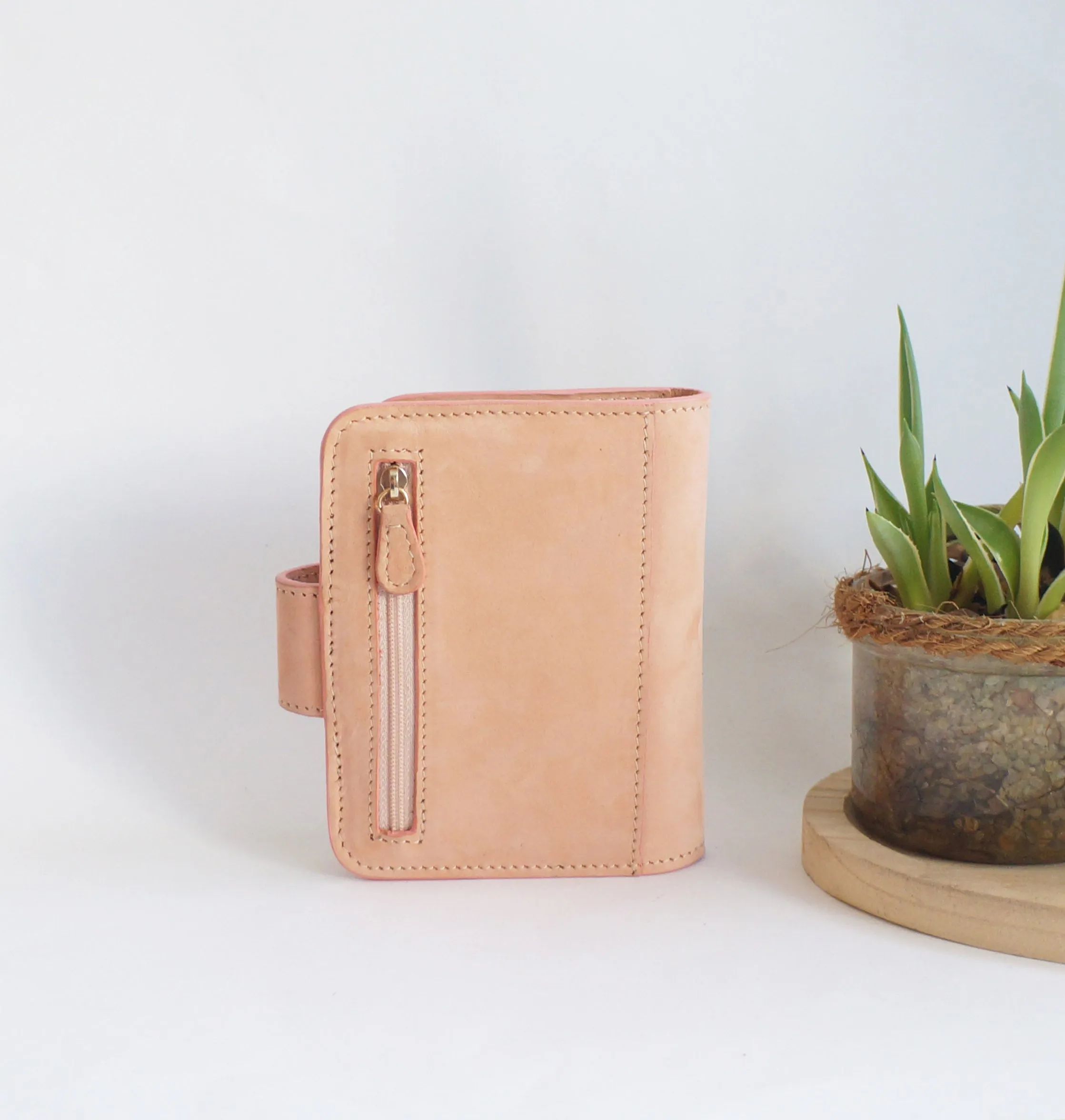 Passport Journal Cover - Velvet Peachy Pink