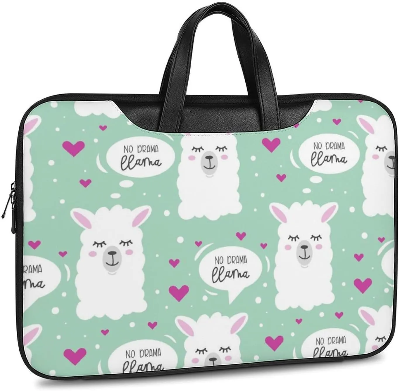 Penguin Bird Handheld Single Shoulder Crossbody Laptop Bag Unisex