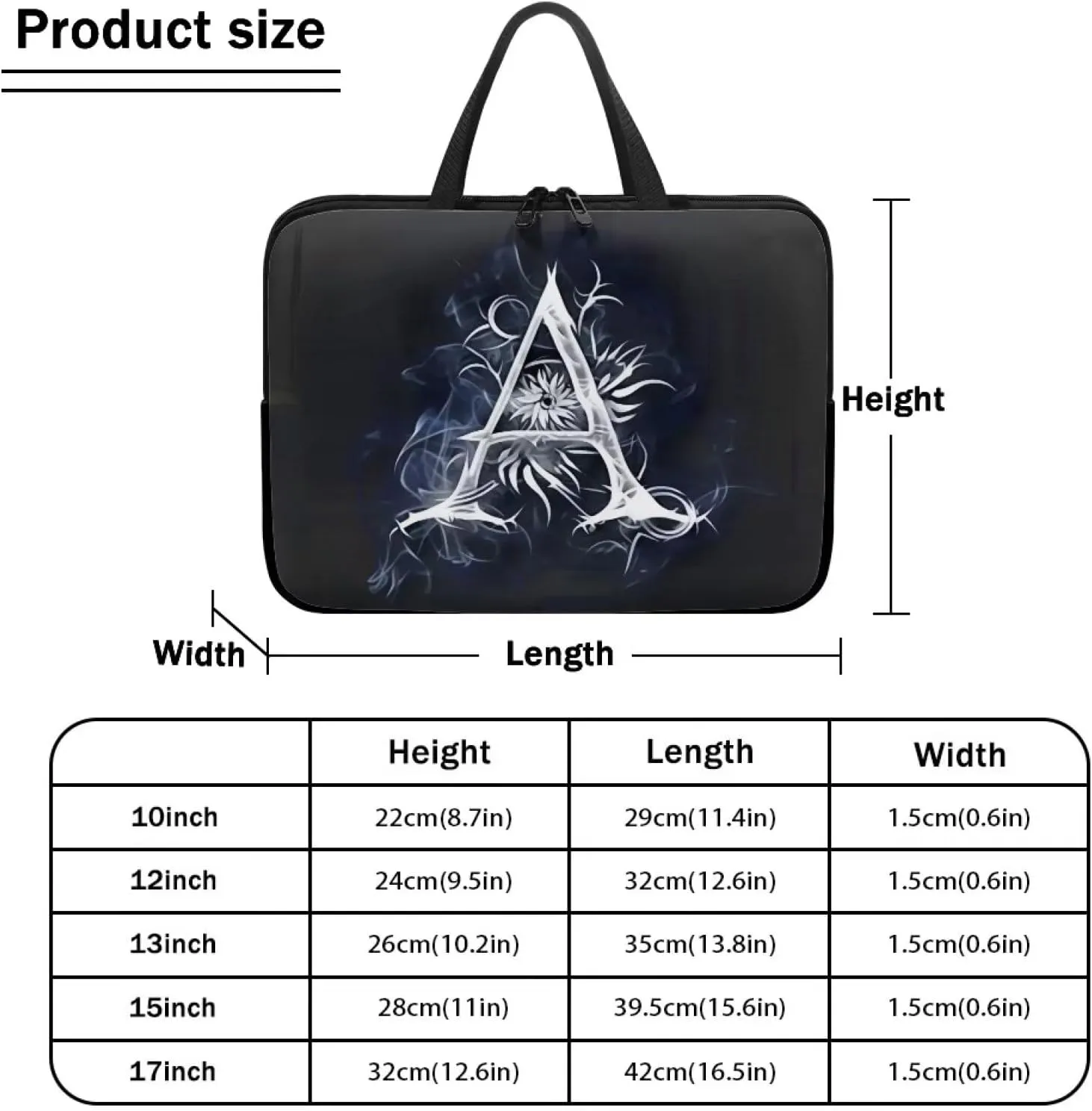 Personalized Laptop Bag 15.6In,17inch Laptop Messenger Bag Laptop Tote Bag with Laptop Compartment