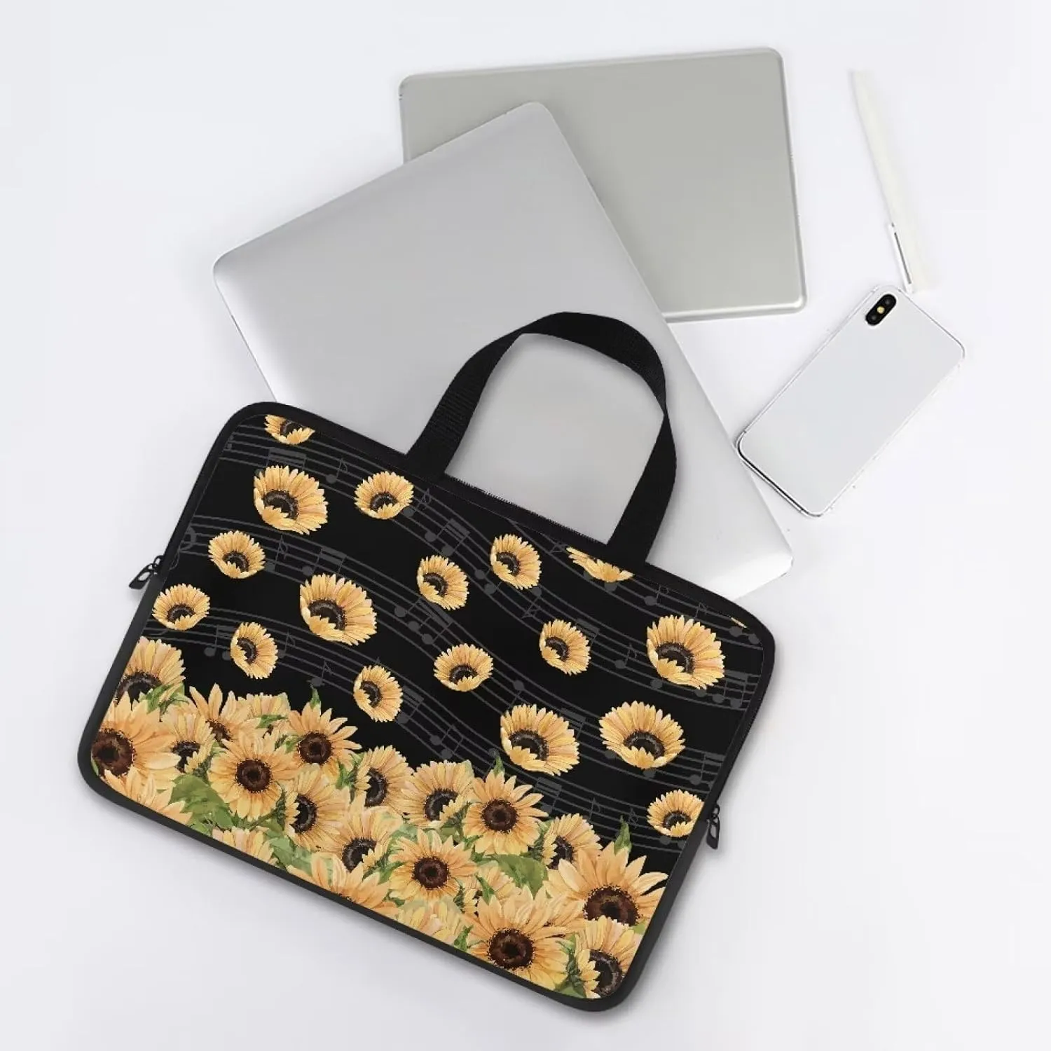 Personalized Laptop Case 15.6In Computer Bag,17inch Messenger Bag Briefcase Tote Bag with Laptop Compartment