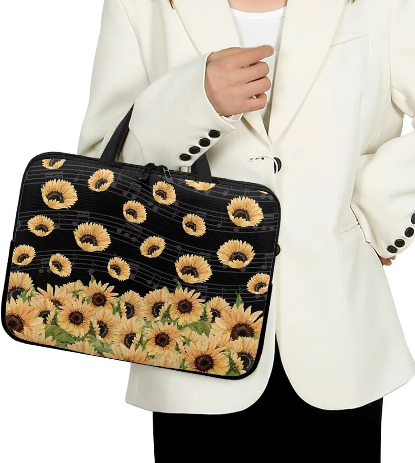 Personalized Laptop Case 15.6In Computer Bag,17inch Messenger Bag Briefcase Tote Bag with Laptop Compartment