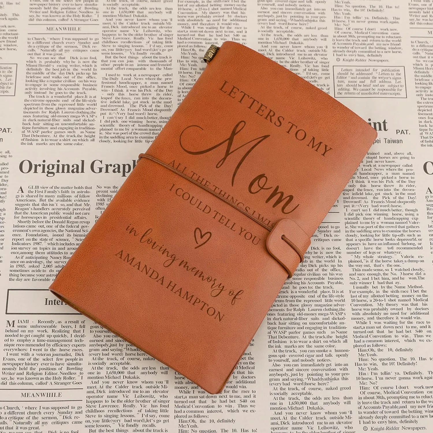 Personalized Sympathy Gift for Loss of Loved One, Letters to My Mom Memorial Journal, Memorial Grief Journal for Loss of Mother, Dad, Son, Daughetr, Grandma, grandpa, Friend Bereaved Notebook