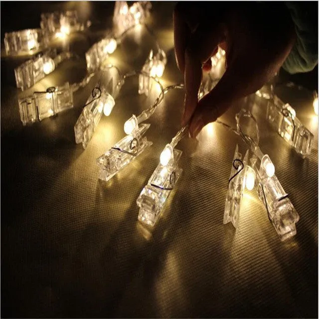 Photo Display LED String Lights