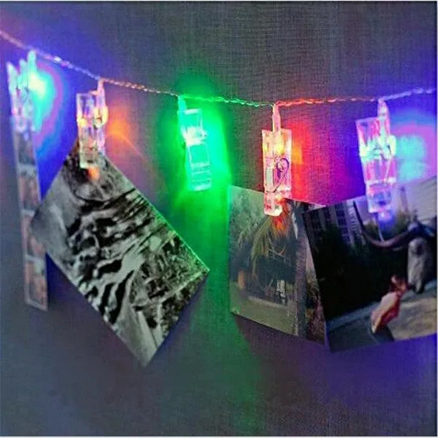 Photo Display LED String Lights