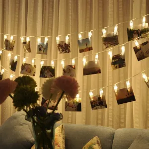 Photo Display LED String Lights