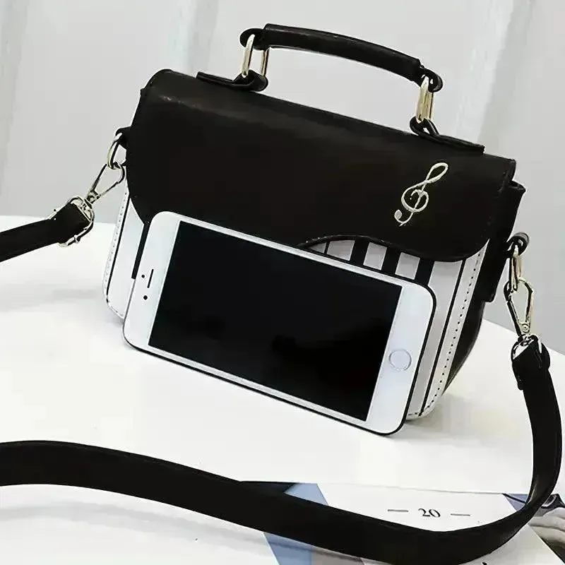 Piano Shaped Crossbody Bag