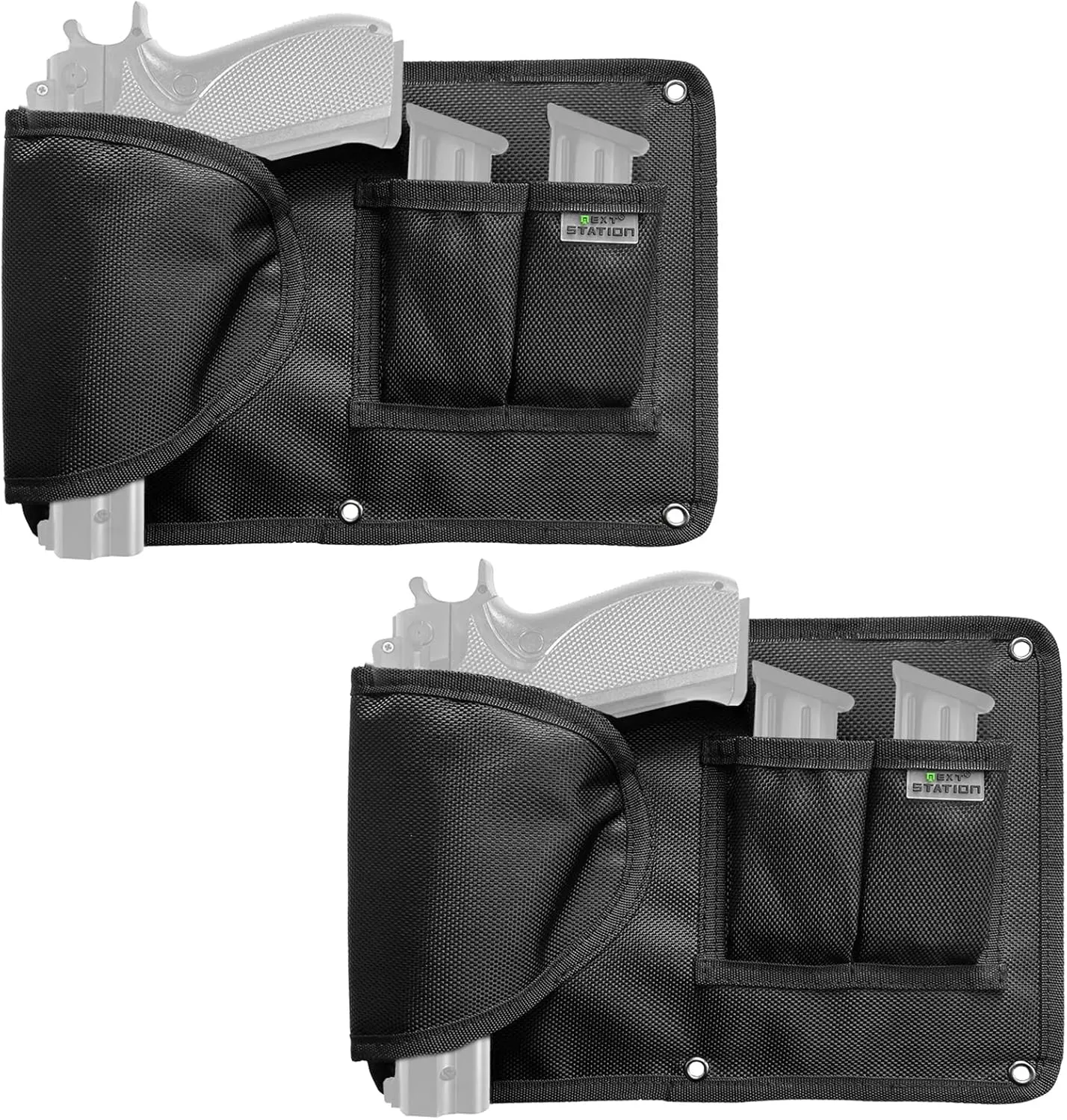 Pistol Holder Magazine Pouch for Gun Safe Organizer,Reinforced Pistol Holster Magazine Holders Combination for Gun Cabinet Gun Safe Accessories Storage