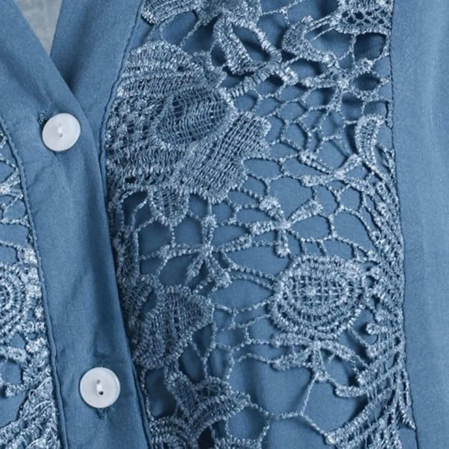 Plus Size Tops for Women Dressy Long Sleeve Mexican Embroidered Causal Shirts Fashion V Neck Button Down Fall Blouses