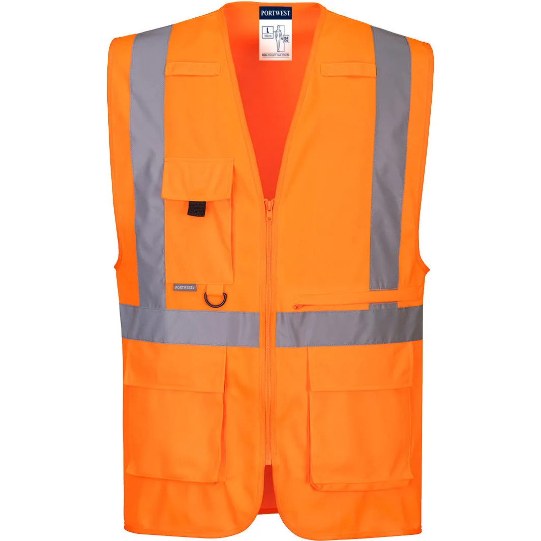 Portwest Hi-Vis Executive Vest With Tablet Pocket