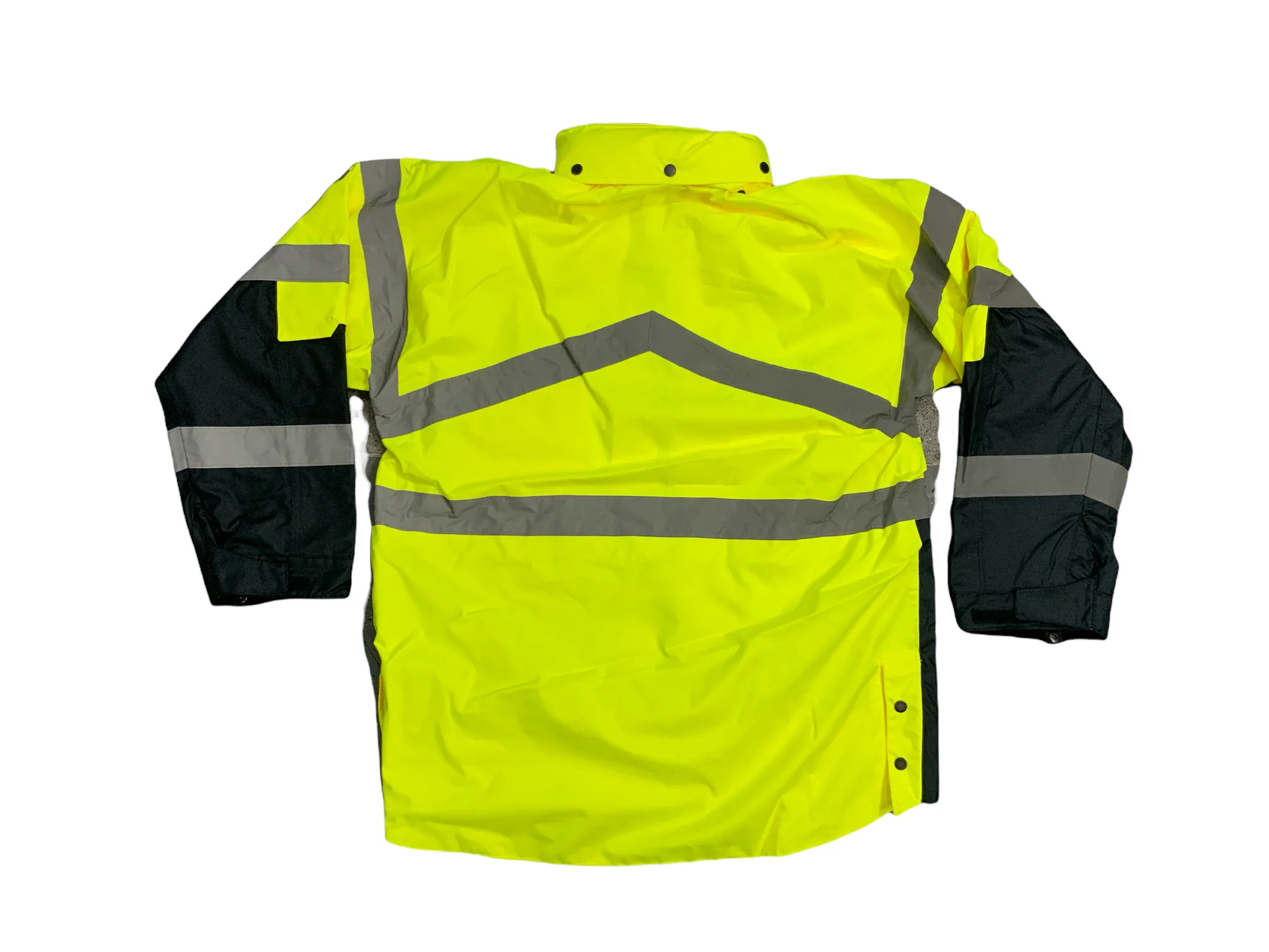 Portwest Hi vis viz Yellow/Navy Land Rover Jaguar Executive Jacket PWEXECJKTN