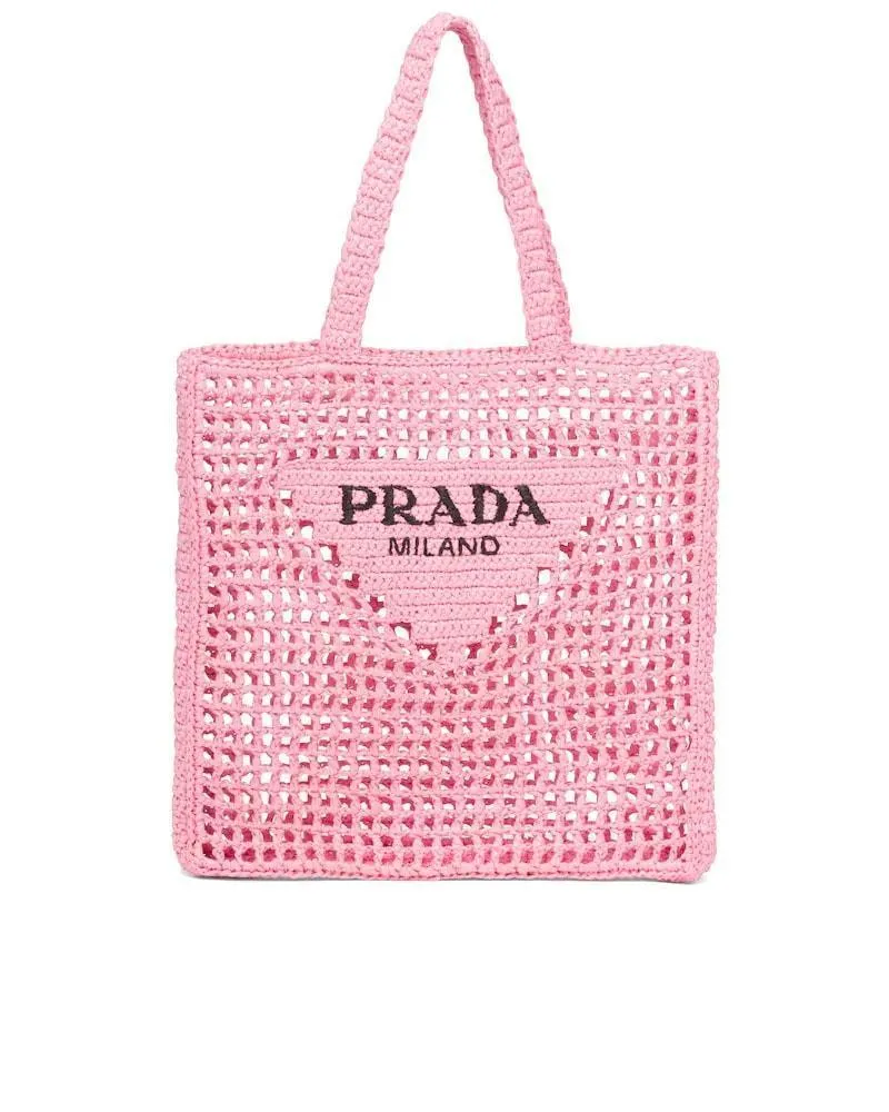 Prada Raffia Tote Bag