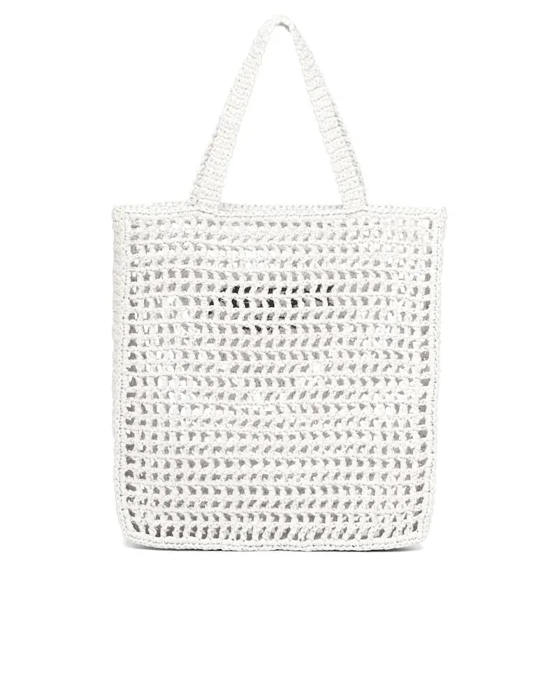Prada Raffia Tote Bag