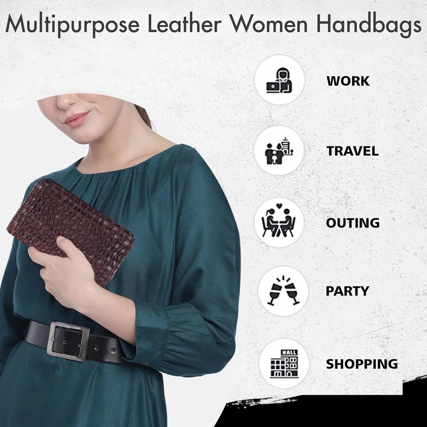 Premium Genuine Leather Women's Wallet: RFID Blocking, Multiple Card Slots, Zipper Pocket - Stylish & Durable - Perfect for Everyday Use (VL-408-Brown)