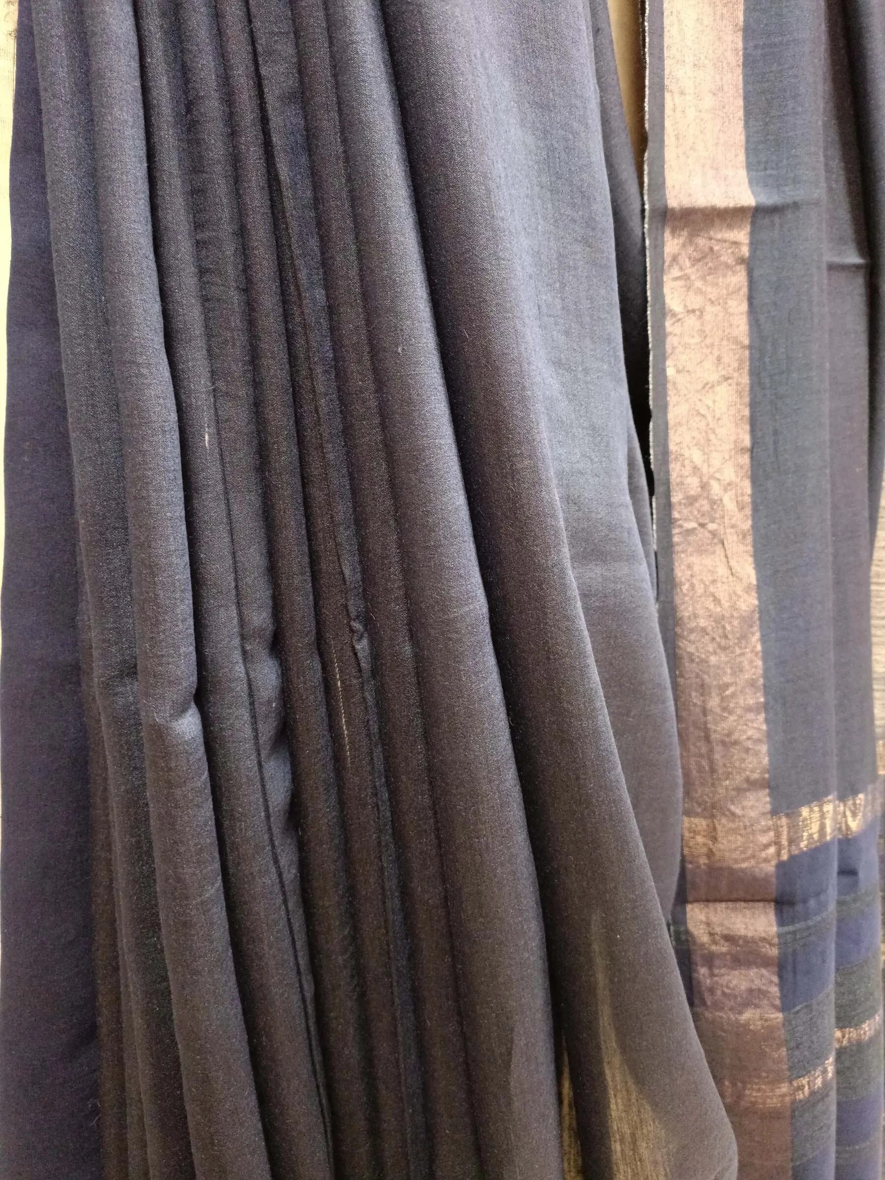 Premium Quality Soft Handloom Plain Tussar Silk Saree