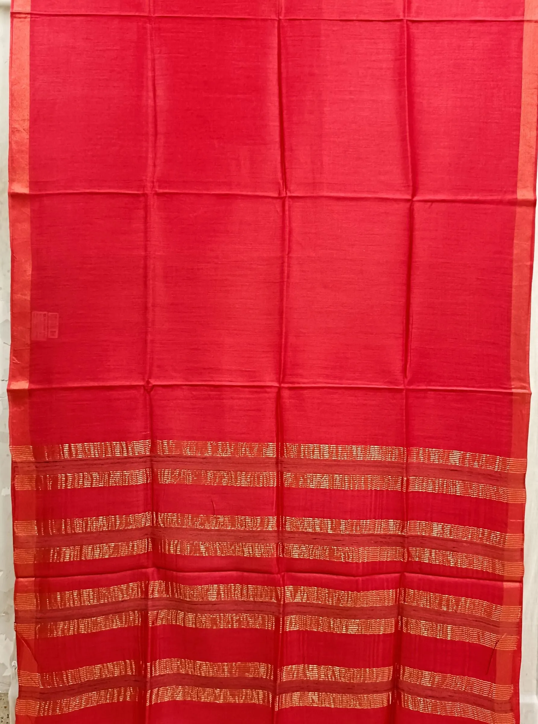 Premium Quality Soft Handloom Plain Tussar Silk Saree