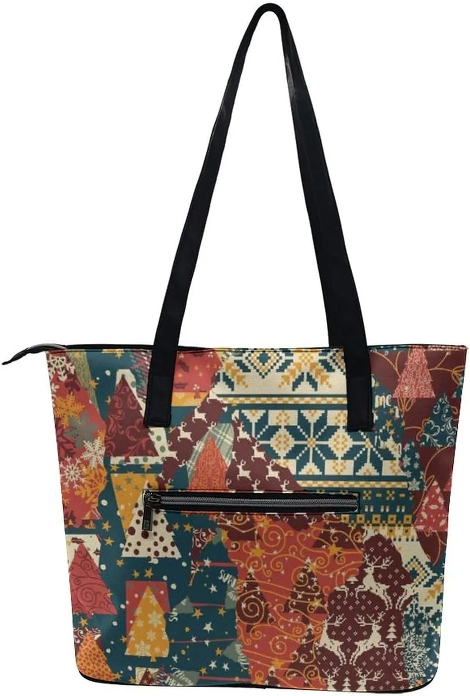 PU Leather Shoulder Bag for Women Beach Tote Bag Aesthetic Tote Bag Hippie Bag Clutch Bag
